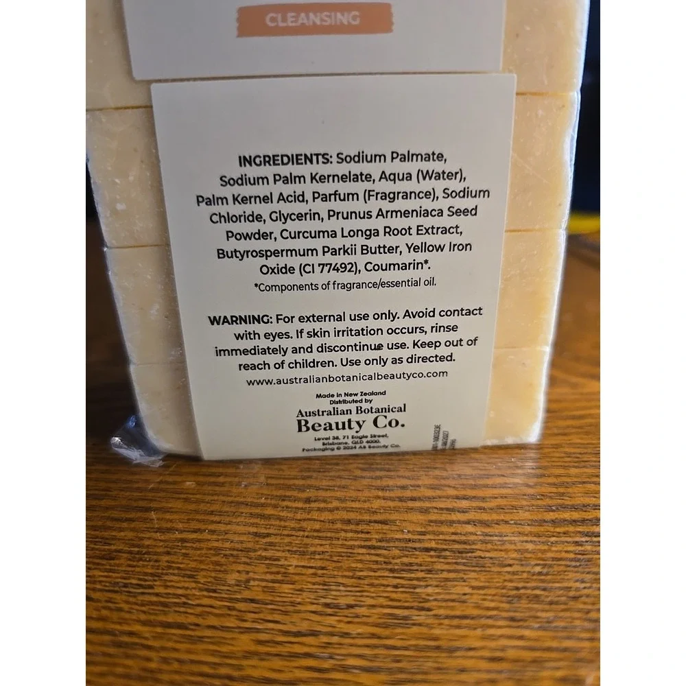 Natural Infusion‎ New Zealand Exfoliating TURMERIC LATTE Soap Bars 5 Pk 17.6 oz